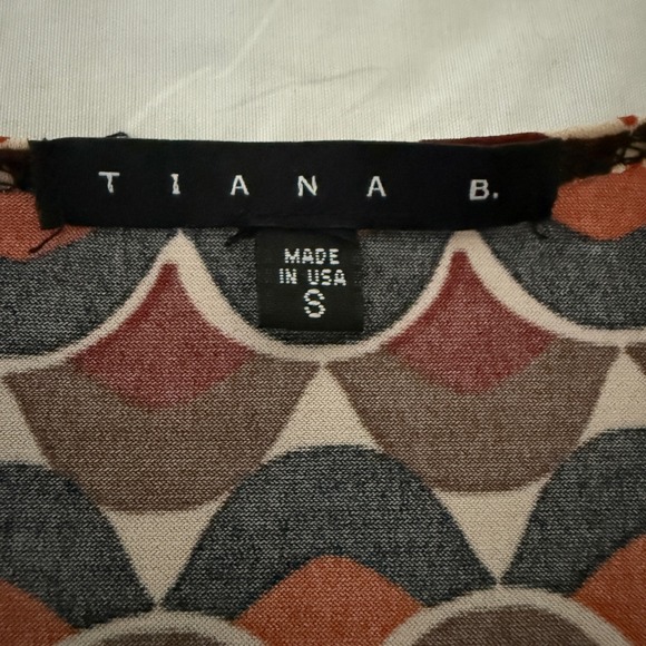 Vintage Tiana B Womens Y2K Babdydoll Dress S Geometric Preppy Boho Forest Fairy - Picture 7 of 7